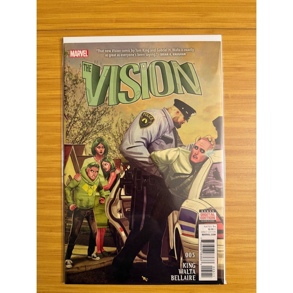 Marvel The Vision Comic Book 5 Tom King‎ Gabriel Walta Brian K Vaughan